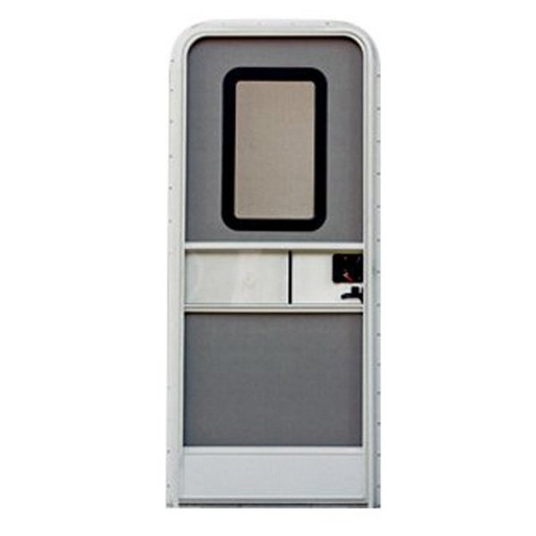 Ap Products AP Products 015-217708 RV Radius Entrance Door - 24" x 68", Polar White 015-217708